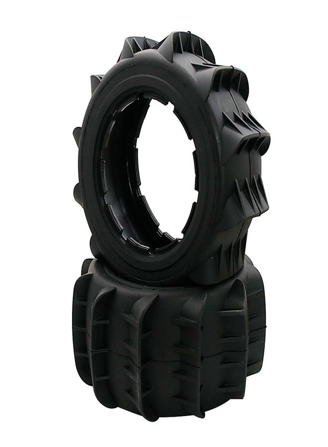 FLMLF Sand Wheel Tire Skin Set Universal Front Rear Tyre for 1/5 HPI ROFUN ROVAN KM Baja 5B 5T 5SC SS Kraton 8s Losi DBXL-E 2.0 - Image 1